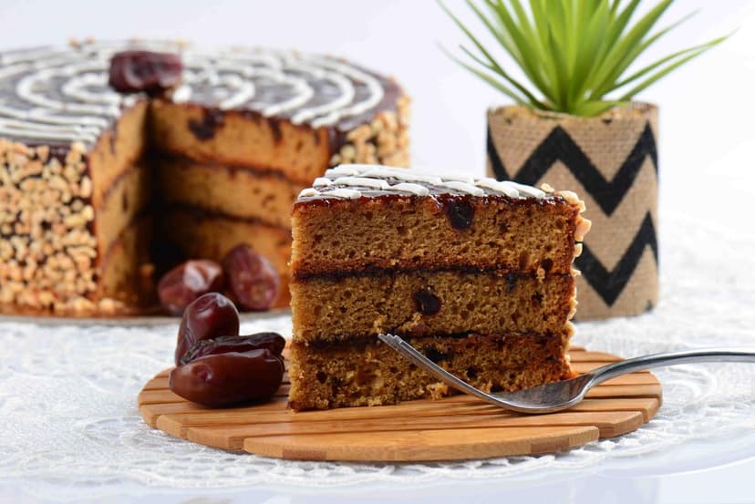 Artisan date cake